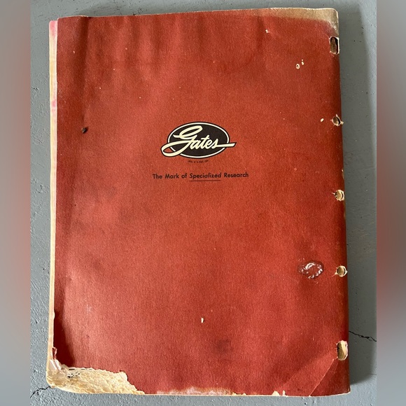 Gates Rubber Company V belt Replacement Guide 1950 - Picture 4 of 7